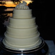Muskoka Sunset Wedding Cake