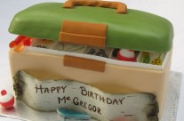 Fishing Tackle Box cake