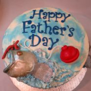 fishing father’s day cake