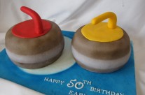 Curling cake