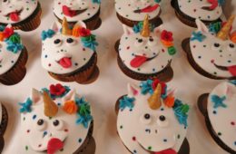 silly faces unicorn cupcakes