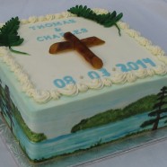 Muskoka Christening Cake