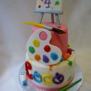 Artist Themed Cake