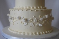 mini buttercream wedding cake
