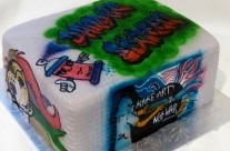 Graffitti Art cake