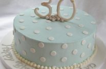 30th birthday cake in Muskoka