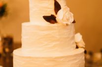 Rustic Muskoka buttercream wedding cake