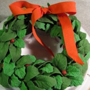Cupcake wreath