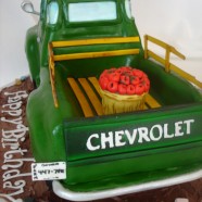 Old Chevy truck cake