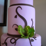 Valentines wedding cake